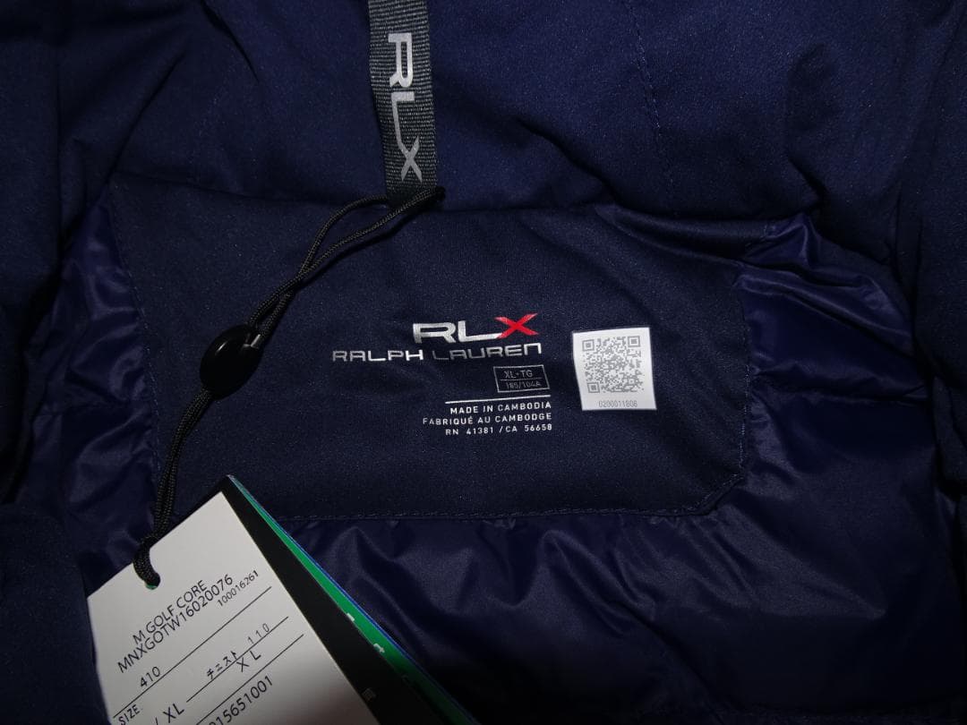 新品・タグ付き・定価68200円　ラルフローレン ゴルフ　RLX　ネイビー