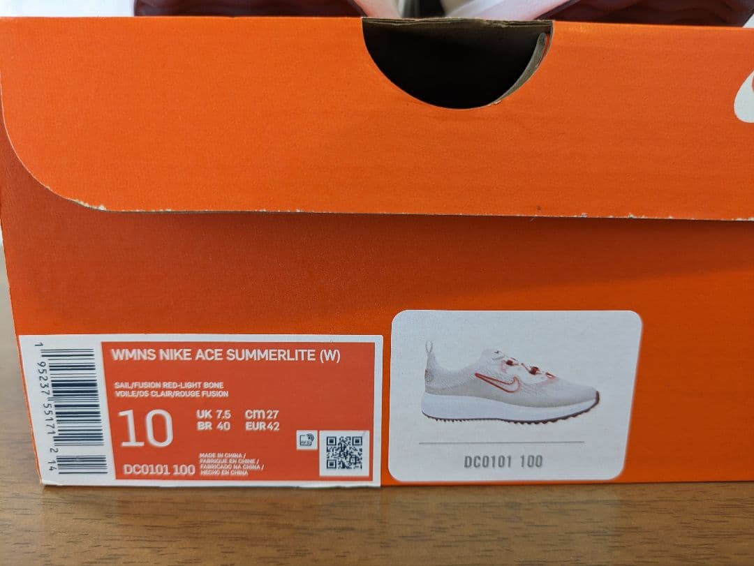 未使用品 ナイキ NIKE ゴルフシューズ ACE サマーライト27.0cm