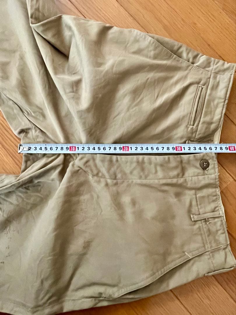 40's M43 カーキ U.S.ARMY 実物 チノパン M-1943 w33