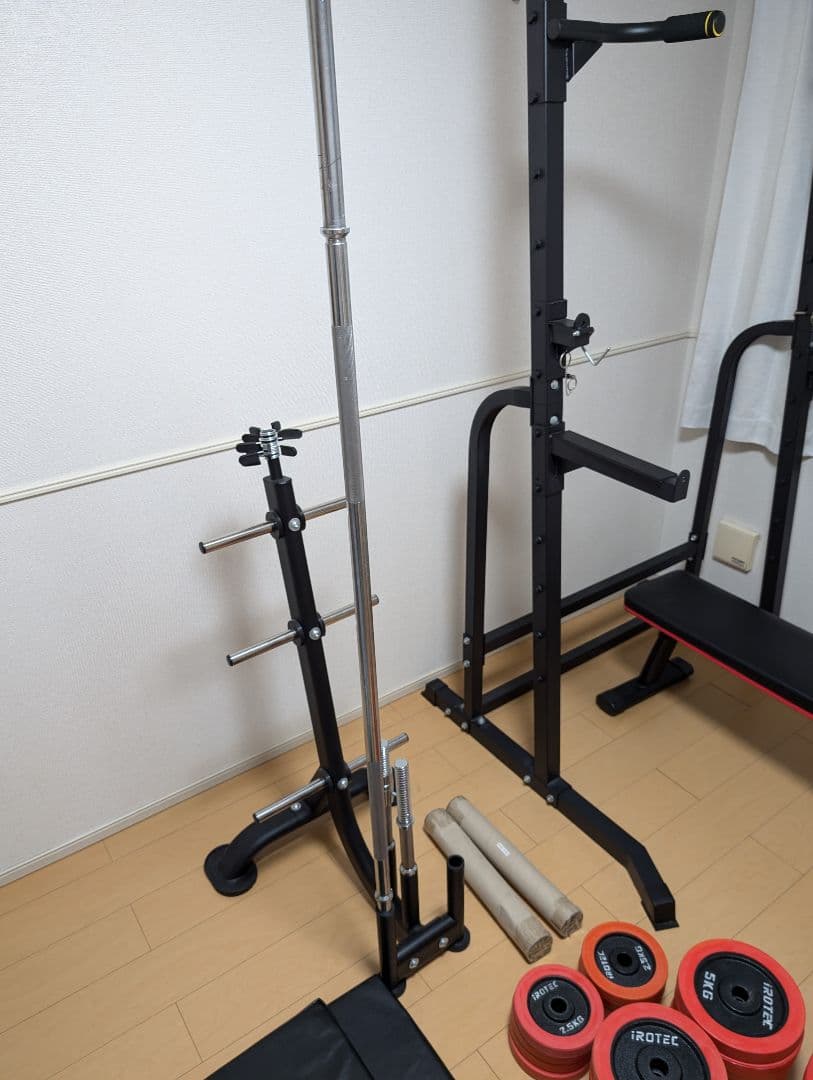 ホームジムセット　アイロテック　ハーフラック　フラットベンチ　BIG3