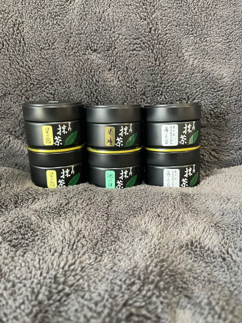 星野製茶園　抹茶　星の露　池の白　星峰　舞之白　　坐忘斎御家元御好　高級　希少