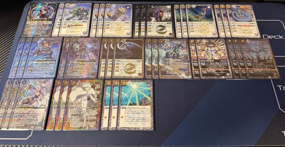 バトルスピリッツ 月光の契約神アルテミスデッキ+デッキパーツ