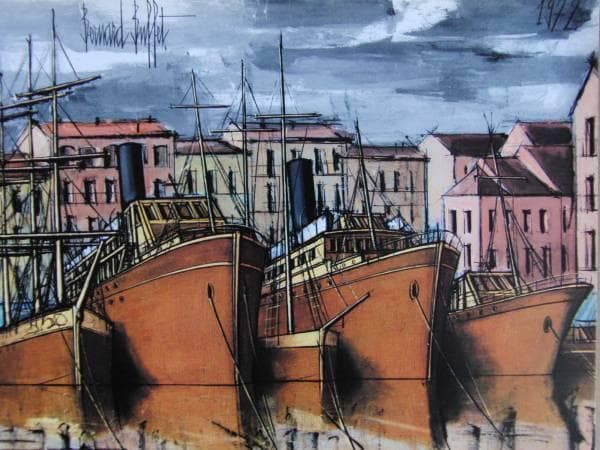 ベルナール・ビュッフェ,Saint-Tropez,le quai Suffren