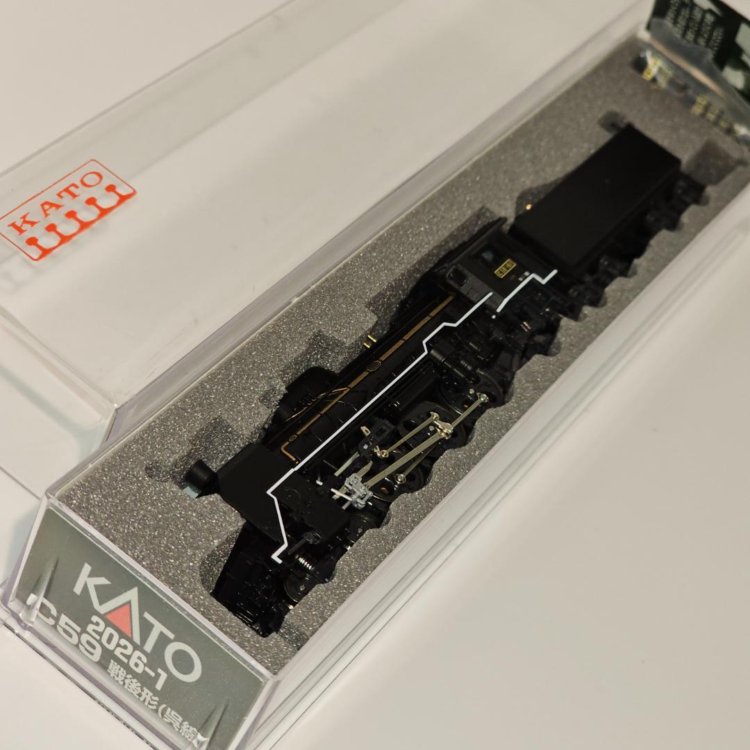 KATO 2026-1 C59 戦後形（呉線）試走程度
