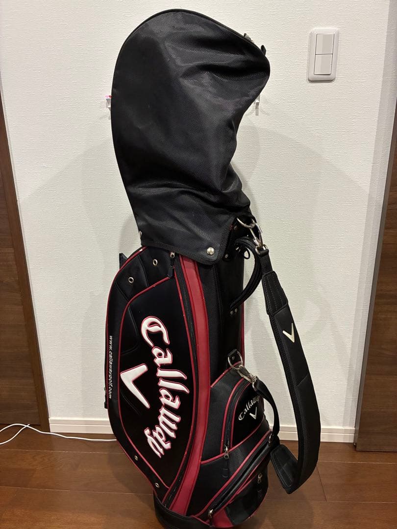 Callaway キャディバッグ 黒/赤