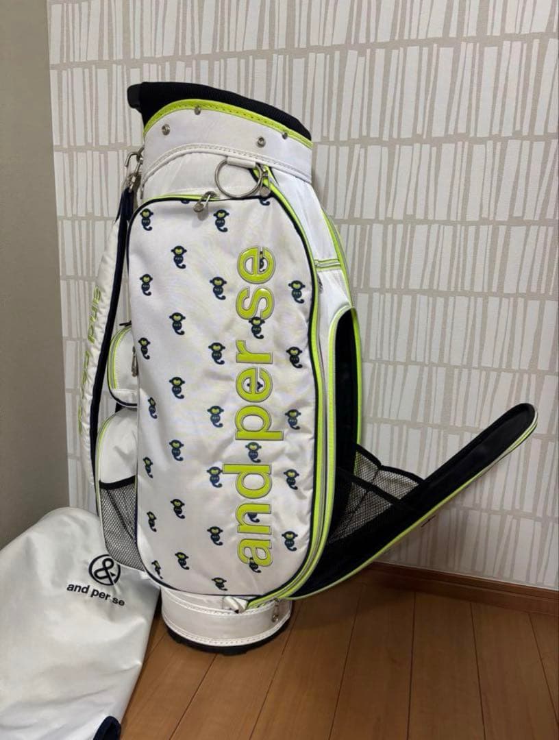 美品 and per se アンパスィ キャディバッグ 9型