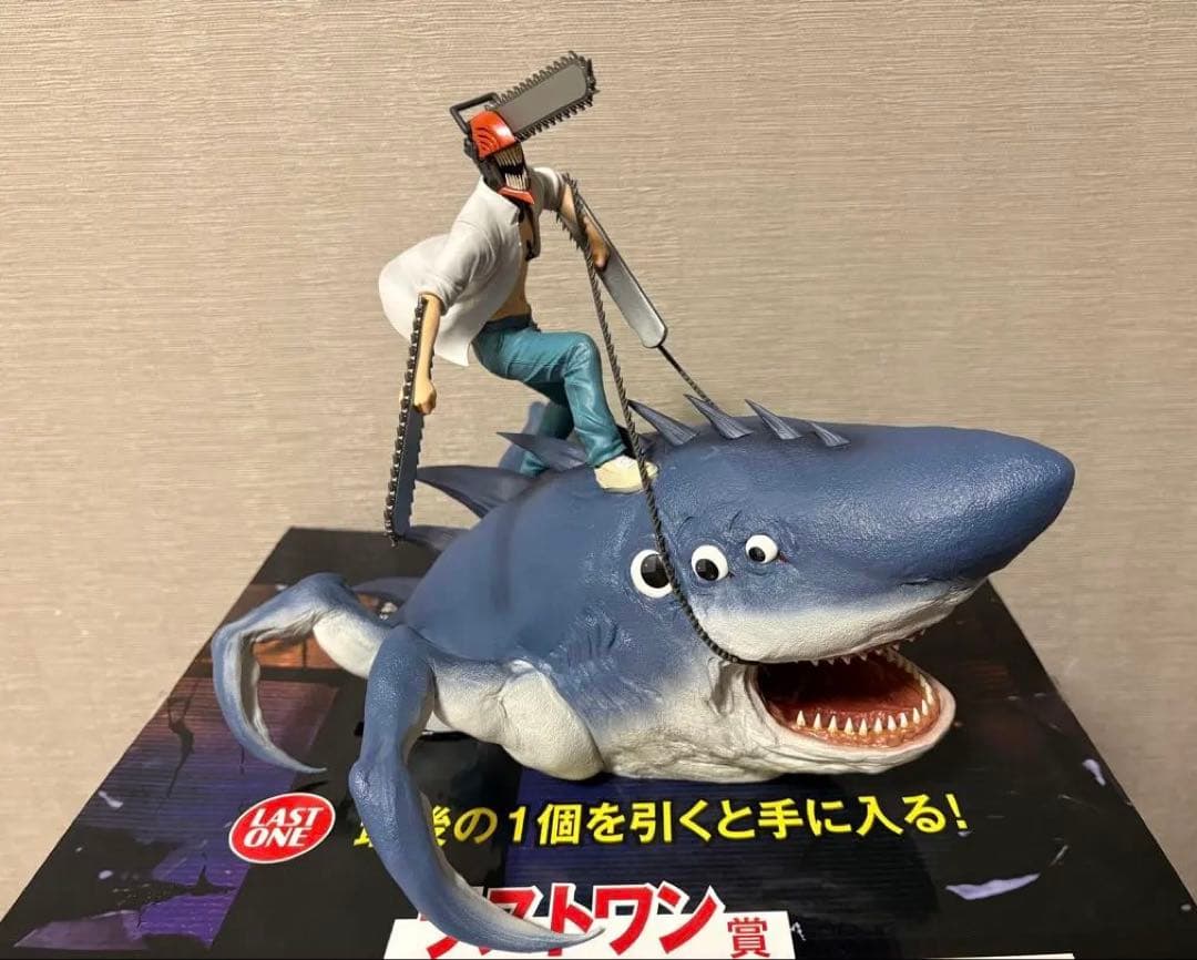 一番くじ　チェンソーマン　レゼ編　ラストワン　チェンソーマン＆ビーム フィギュア