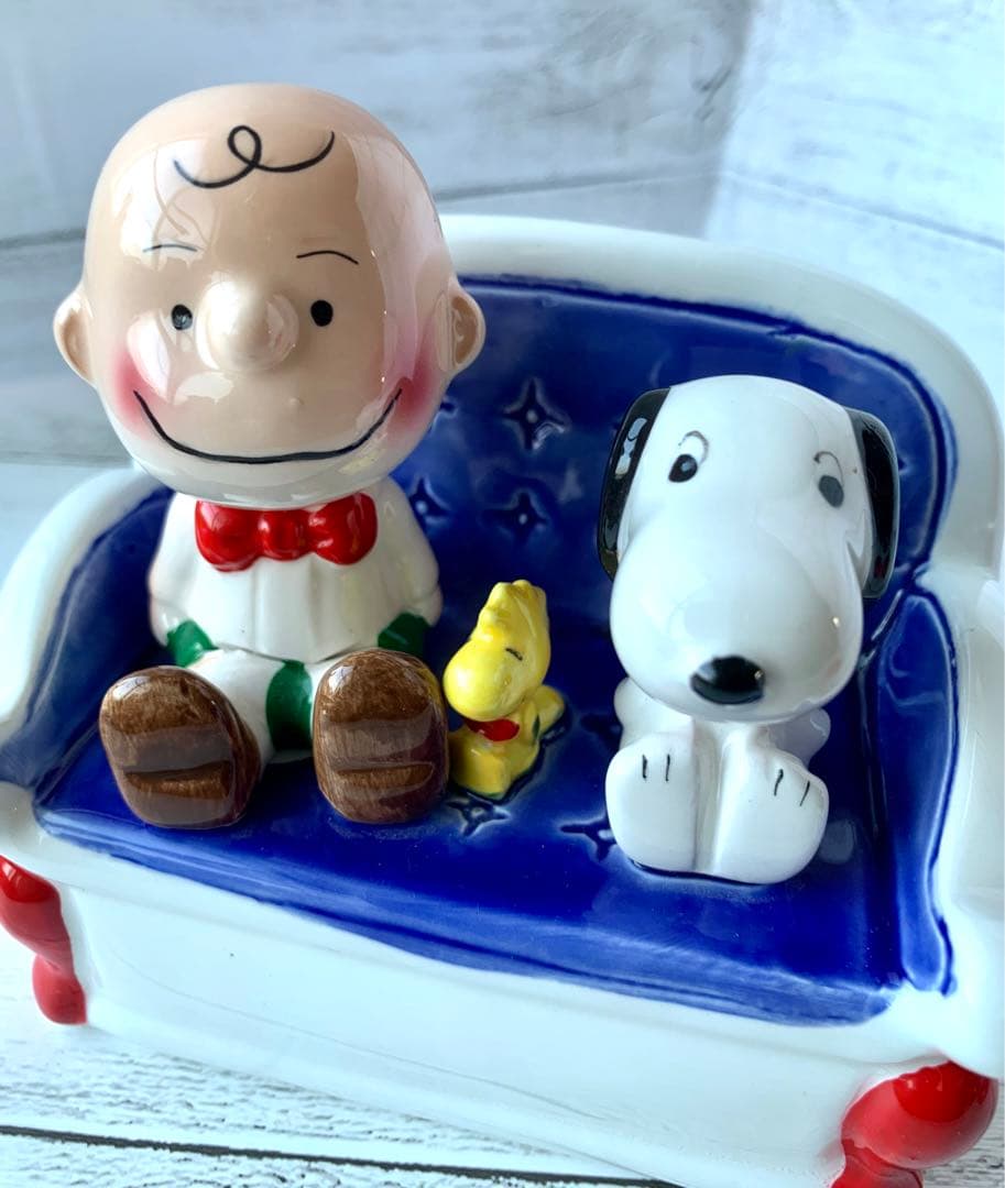 レア　美品　willitts スヌーピー 40周年 陶器 オルゴール　陶器