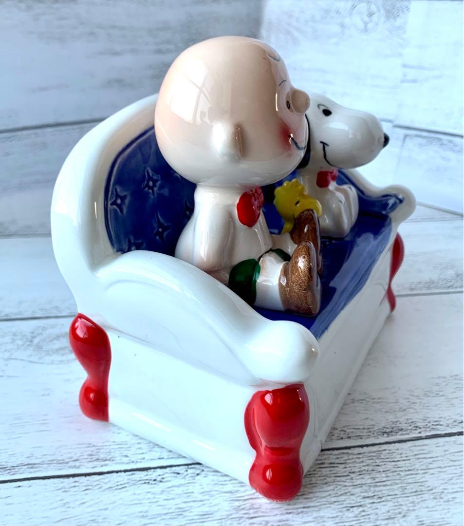 レア　美品　willitts スヌーピー 40周年 陶器 オルゴール　陶器