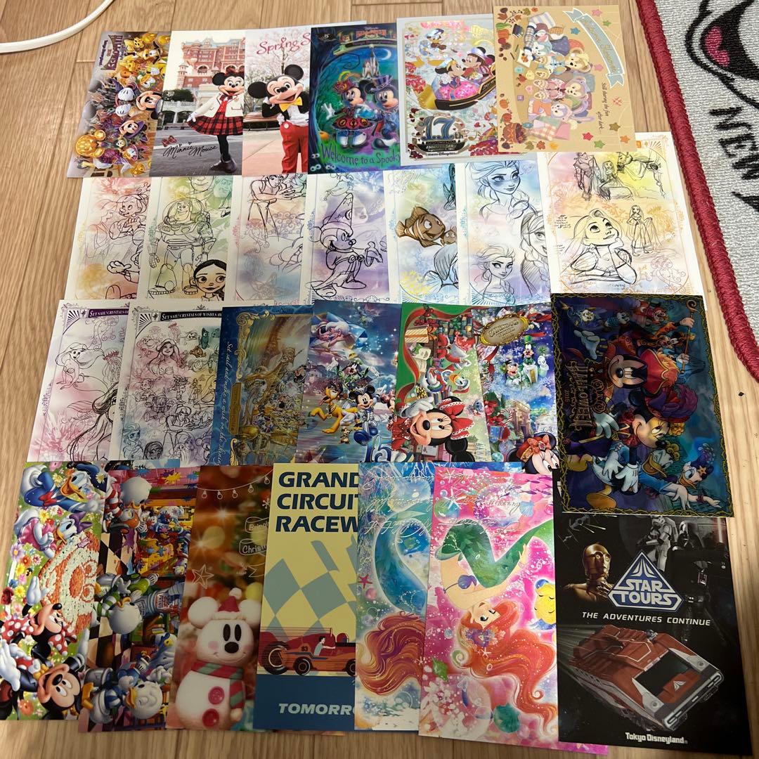 大量！東京ディズニーリゾートポストカード160枚以上まとめ売り