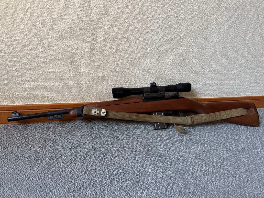 スコープ付き MGC M1カービン リアルウッド スリング オイラー モデルガン