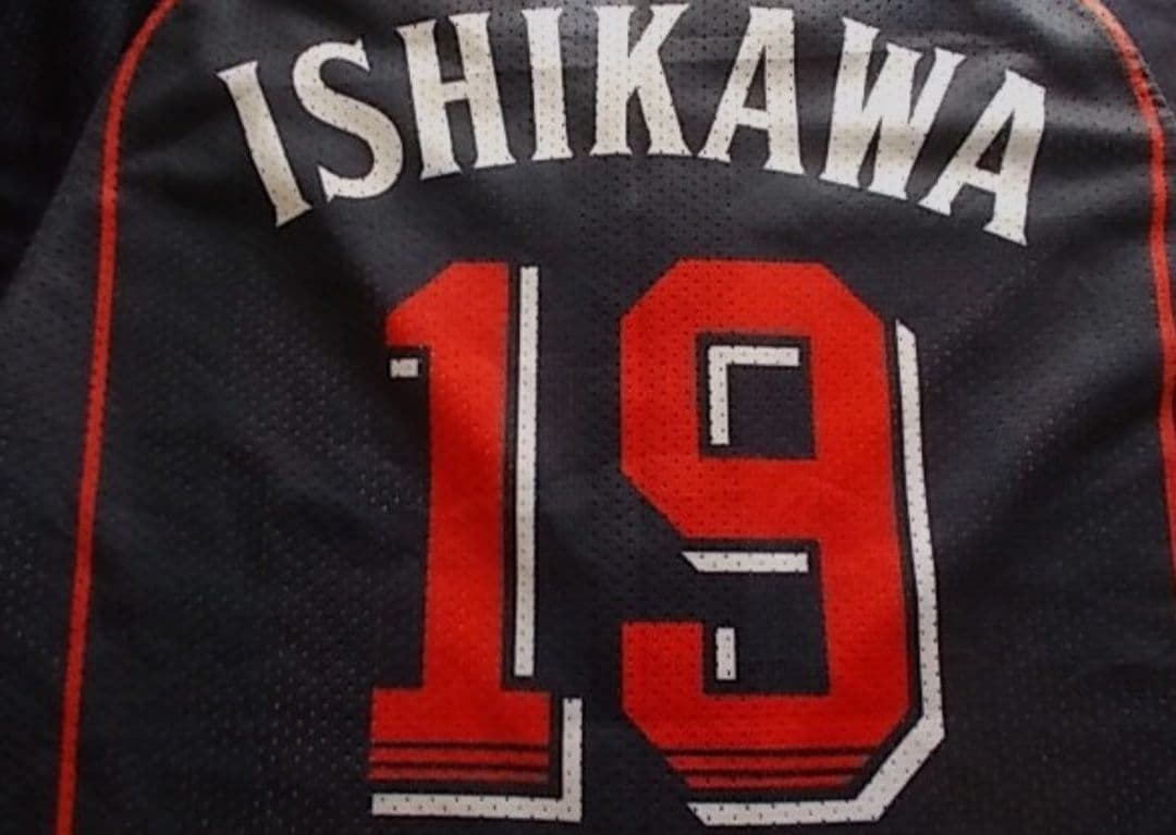 東京ヤクルトスワローズ　石川雅規　ビジターユニフォーム　ZETT