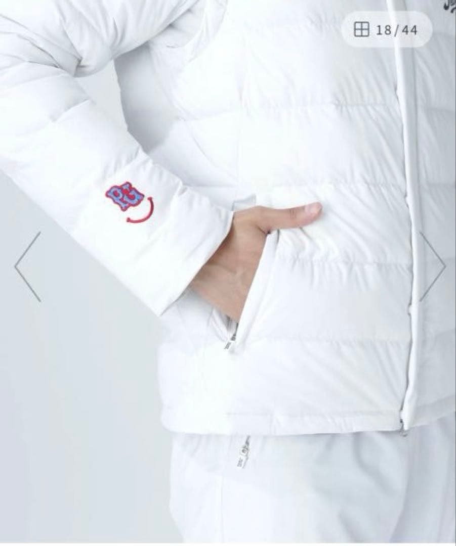 新作2025パーリーゲイツNyストレッチタフタダウンジャケット新品未使用