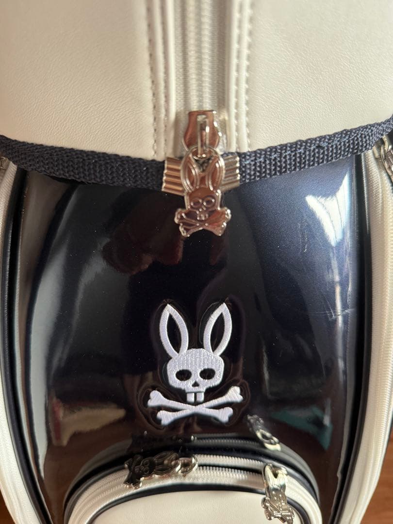 PSYCHO BUNNY キャディバッグ ホワイト