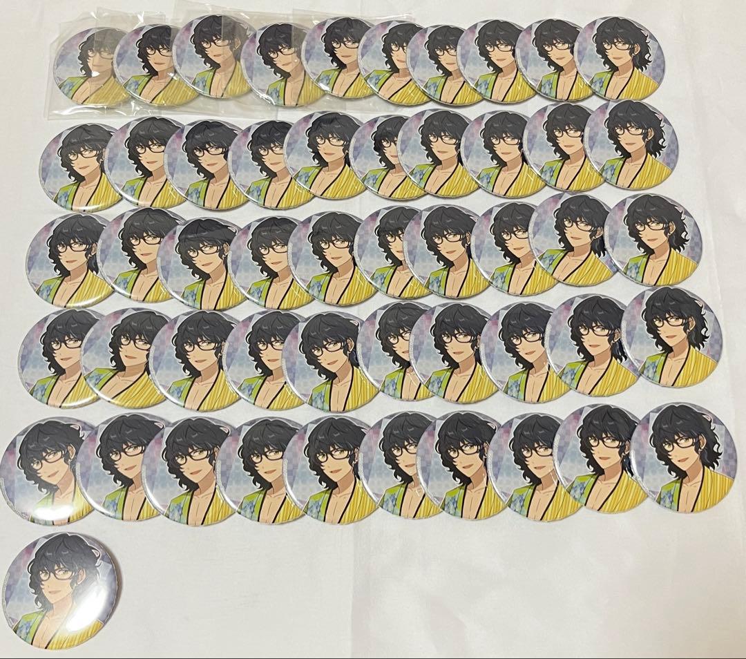 あんスタ　京まふ2017 描き下ろしイラスト　缶バッジ　青葉つむぎ　52個