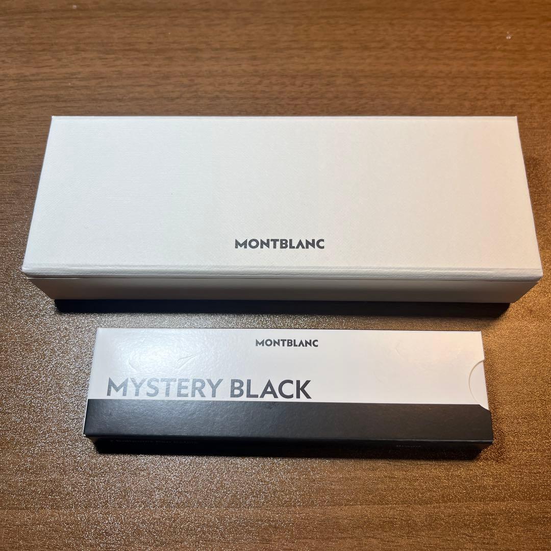 MONTBLANC 黒 ボールペン& Bのリフィル2本