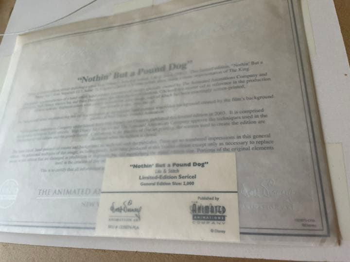 リロ＆スティッチ　激レアセル画