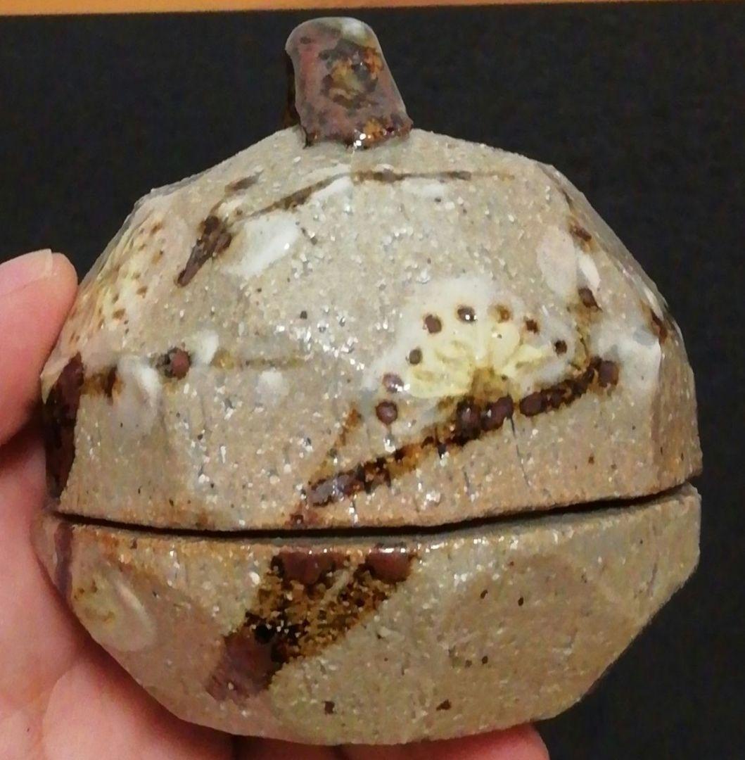 Romi　田端志音作　乾山　花図　香合　共箱　栞付　茶道具