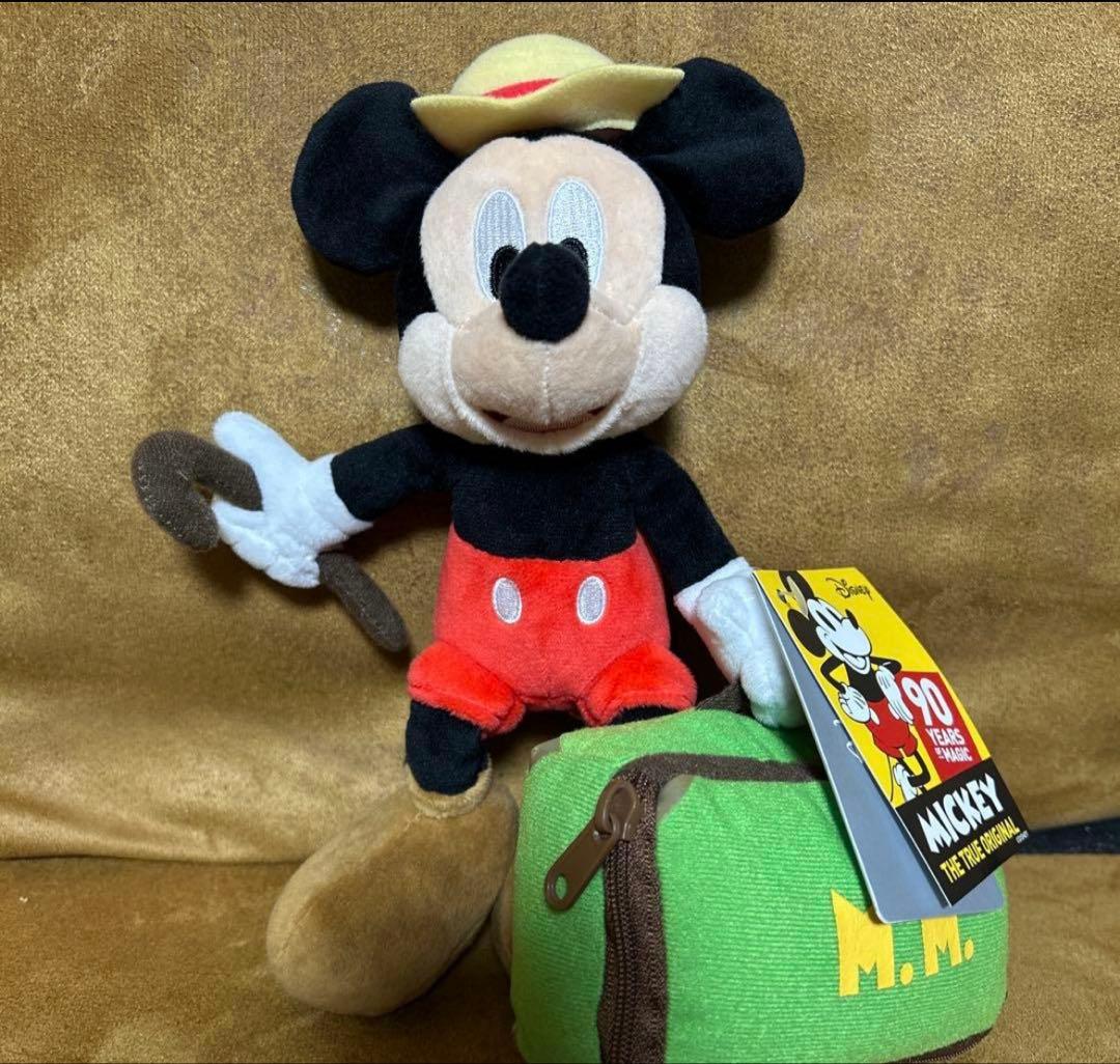 ミッキーマウス　ぬいぐるみ 90周年　ミッキーの汽車旅行　ディズニーストア