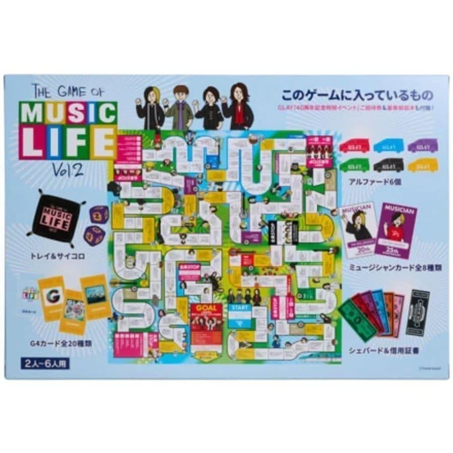 ⭐️GLAY すごろく※40周年イベント招待券なし