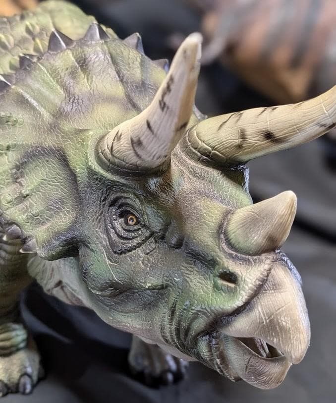 特大ティラノサウルスレックス他ジュラシックパーク（ツクダホビー）ソフビ４体セット