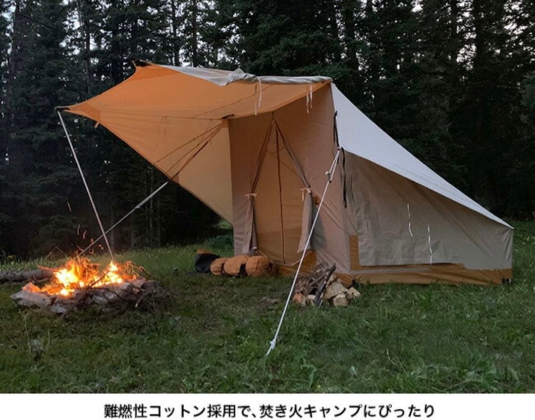 コットン カーサイドルーフテント Ellis Canvas Tent 定価33万