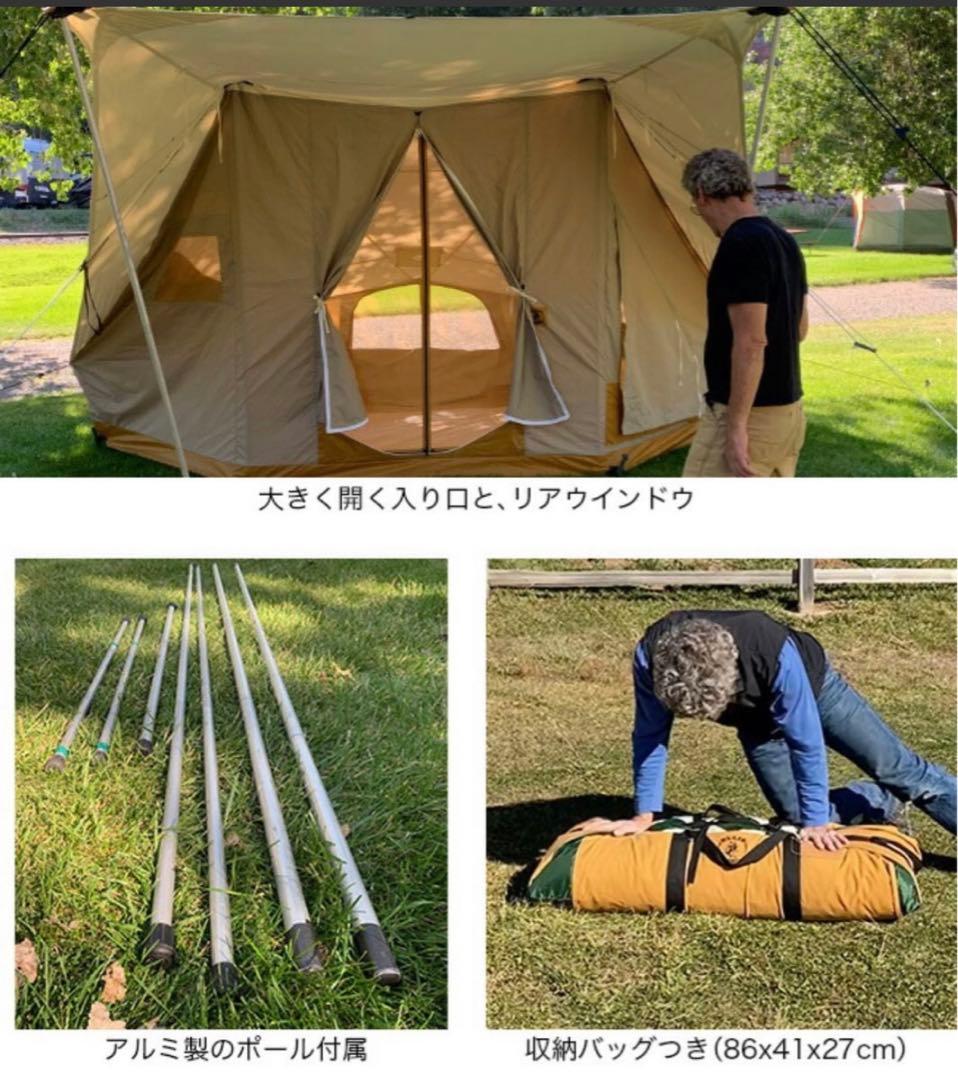 コットン カーサイドルーフテント Ellis Canvas Tent 定価33万