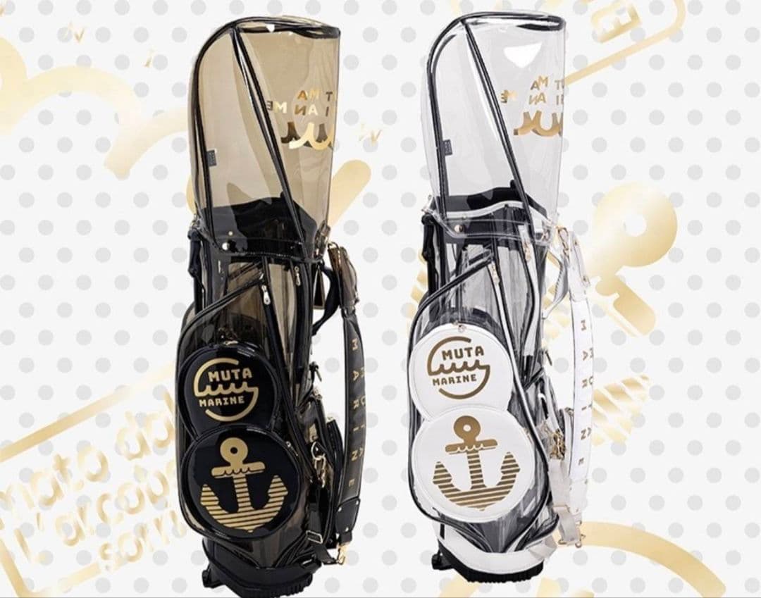 MUTA MARINE キャディバッグ クリア/ホワイト