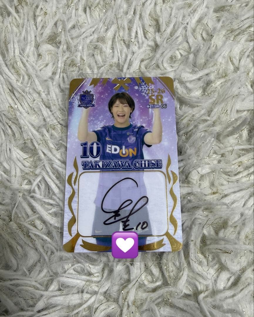 サンフレッチェ広島レジーナ　SR 瀧澤千聖選手 オンサイトカード