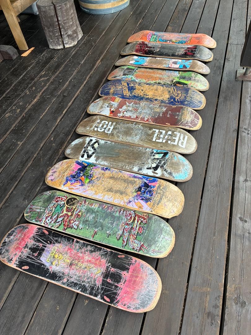 スケートボード　デッキ　10枚　使用済