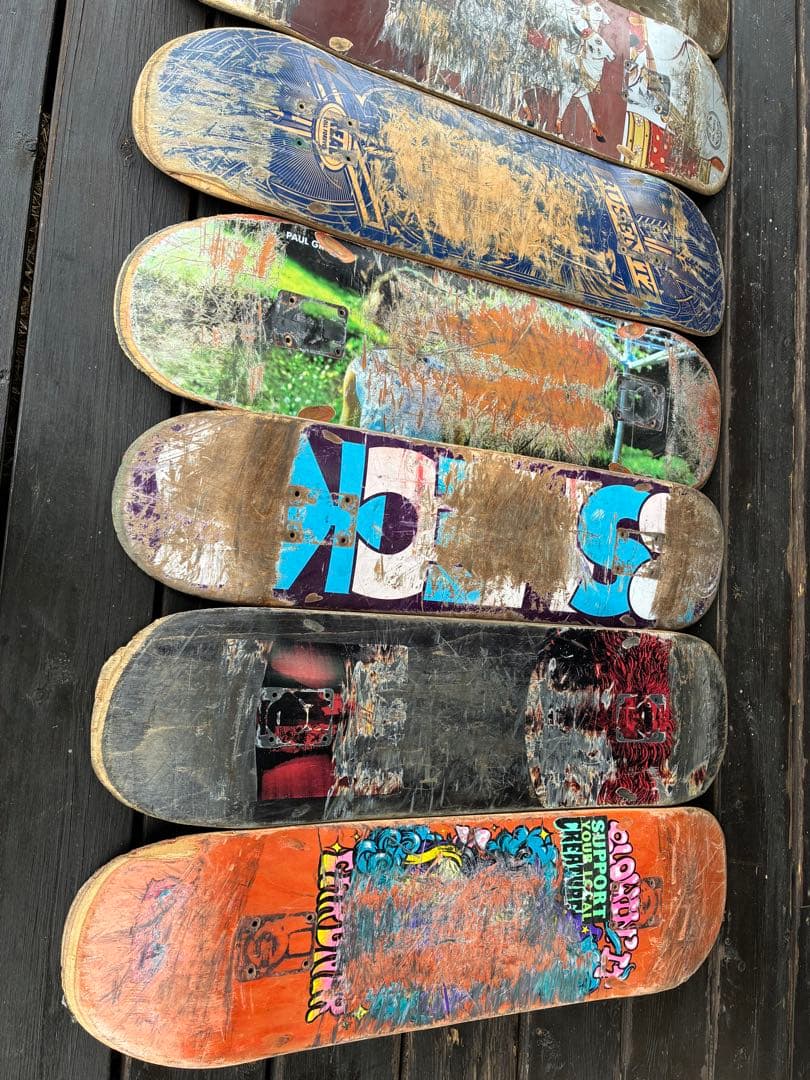 スケートボード　デッキ　10枚　使用済