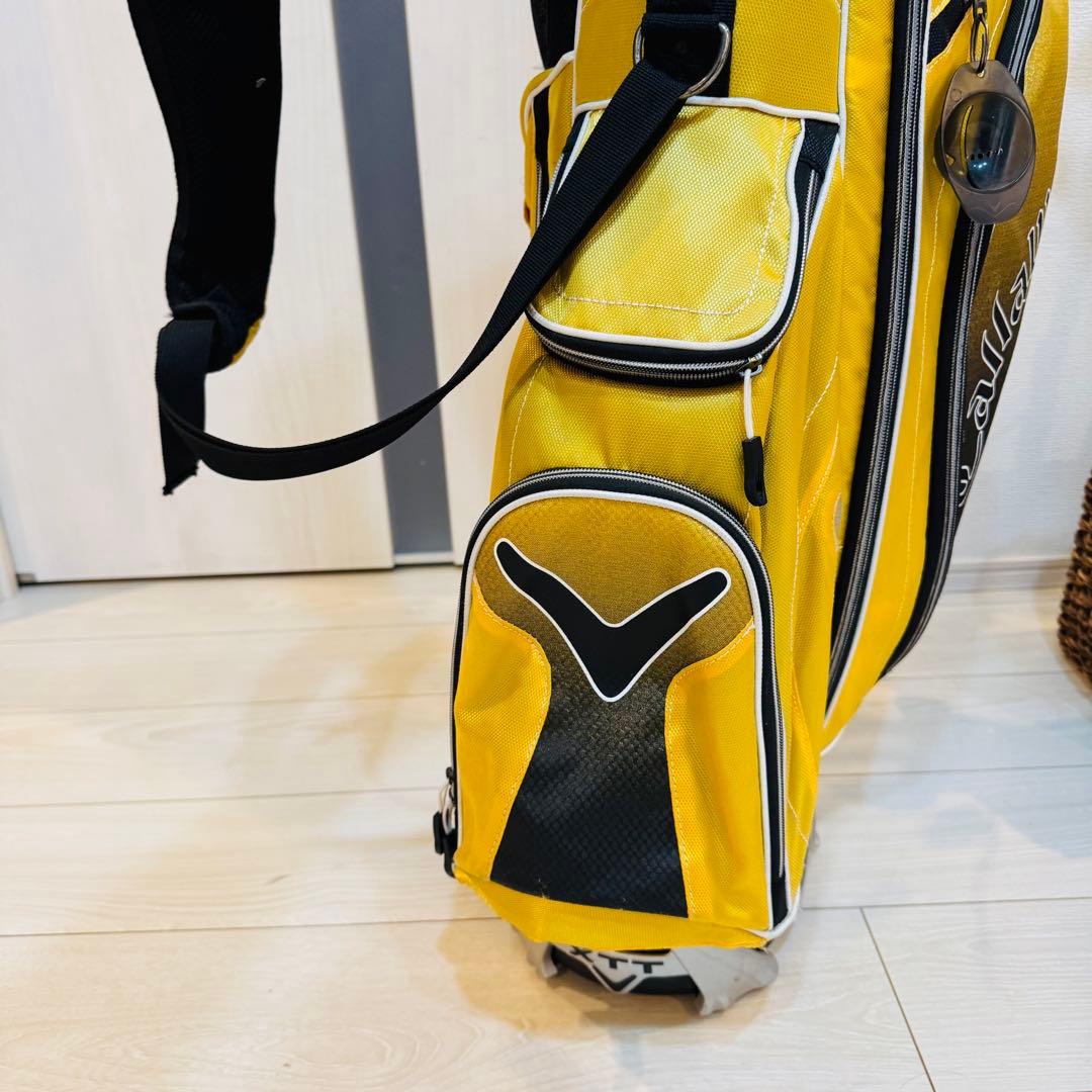 Callaway スタンド型キャディバック 軽量 コンパクト イエロー
