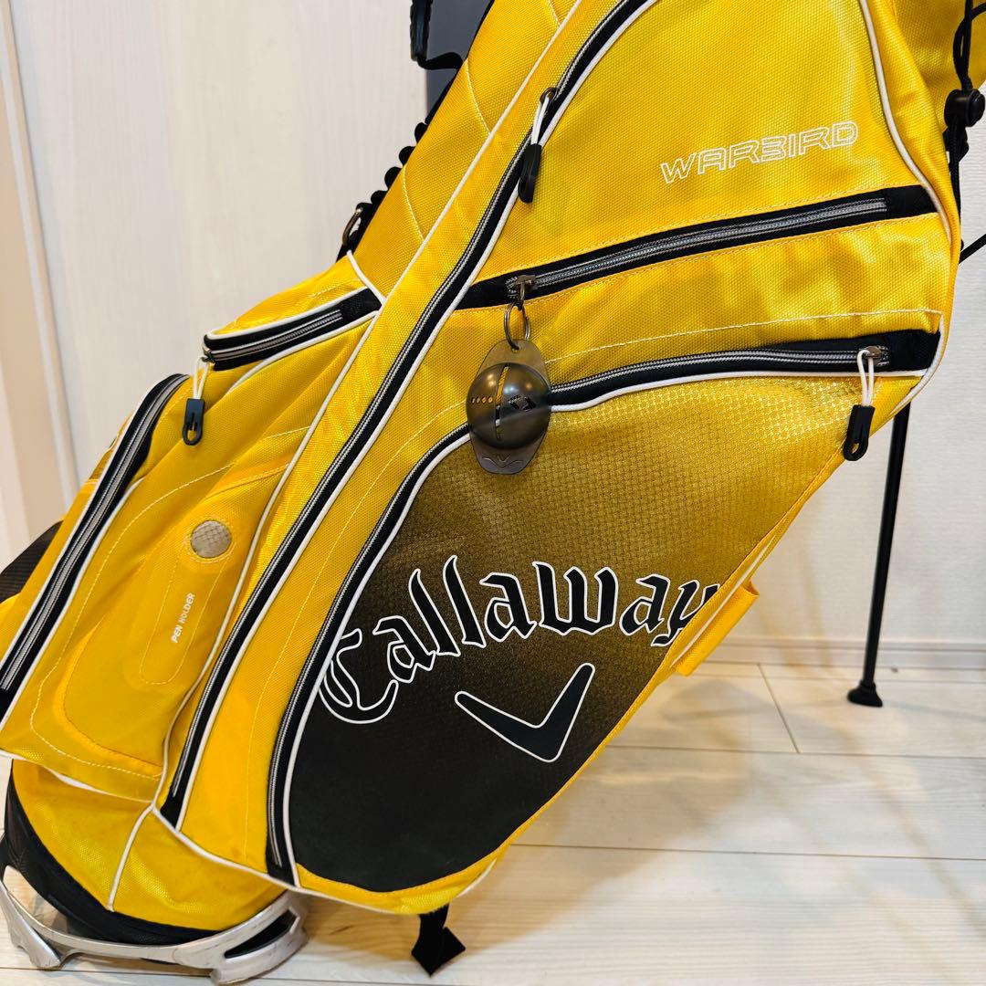 Callaway スタンド型キャディバック 軽量 コンパクト イエロー
