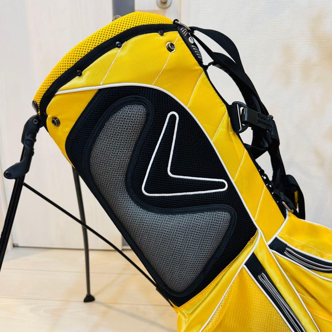 Callaway スタンド型キャディバック 軽量 コンパクト イエロー