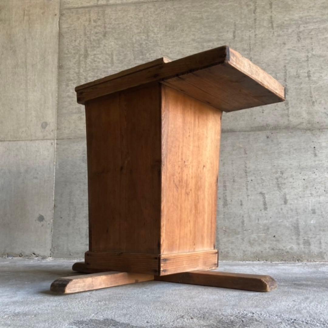 古い木製スタンド ホルダー ラック 収納 傘立て 棚 台 大型 和風 レトロ