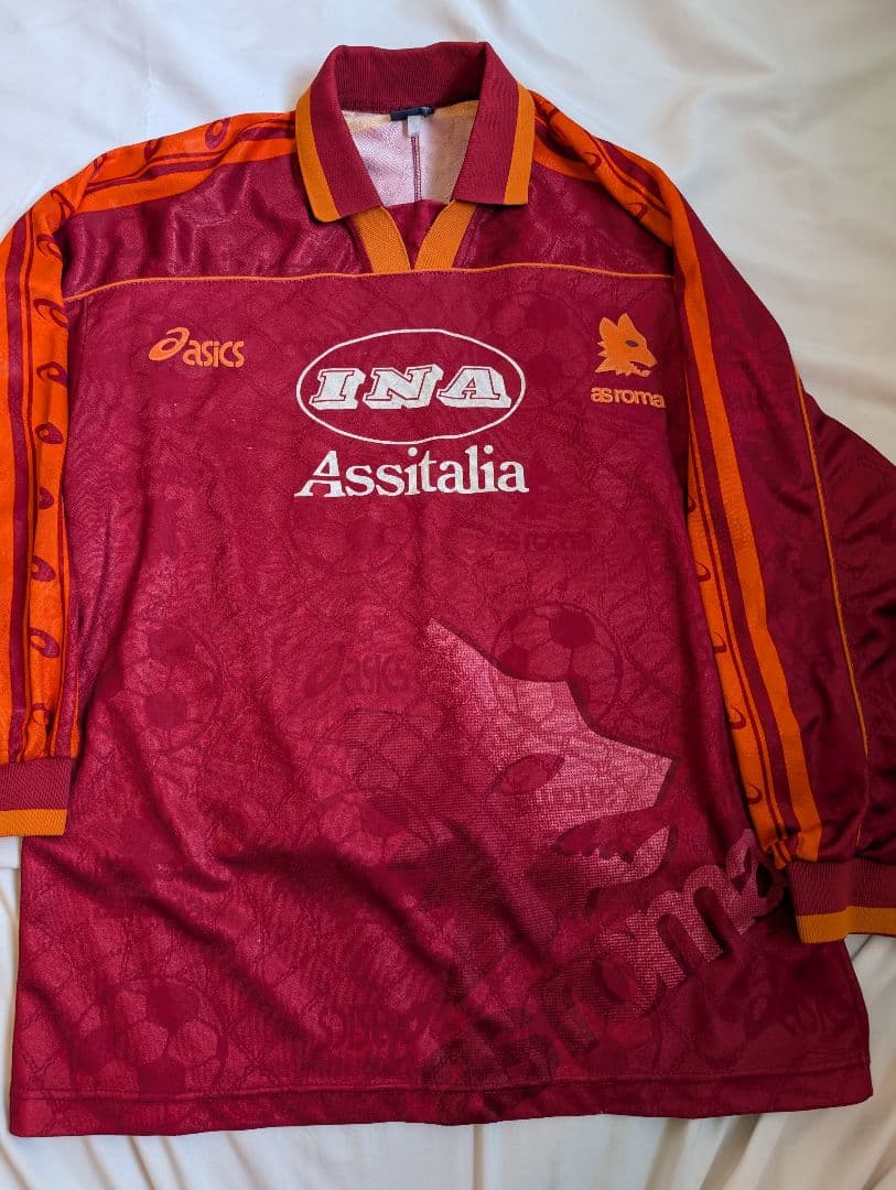 【貴重な長袖！】フランチェスコ・トッティ/ ASローマ/H/95-66モデル