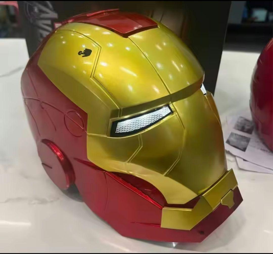 アイアンマン電動ヘルメット 着用可能