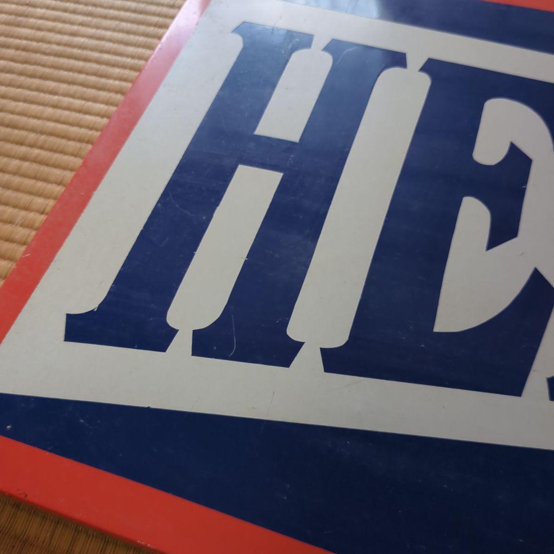 ヘッドライト大型ホーロー看板　50年代復刻レプリカ?　ビンテージ　ブリキ