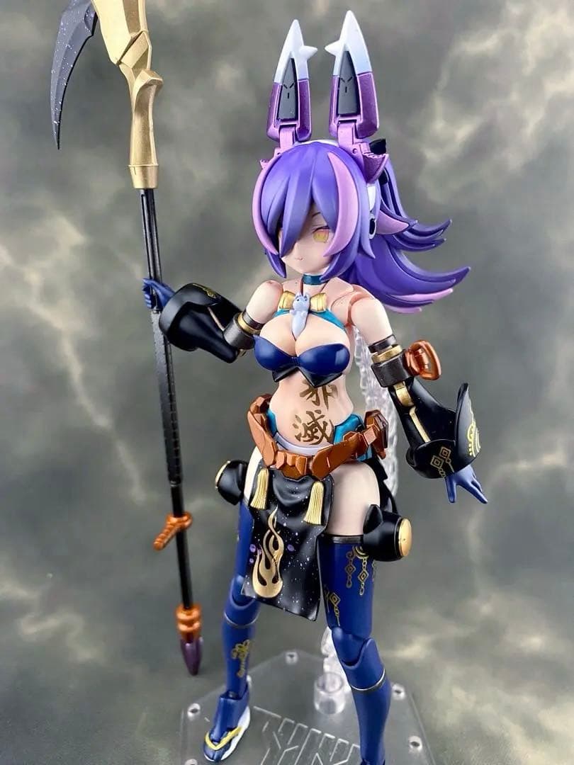 メガミデバイス　PUNI☆MOFU ラン［鴉天狗］塗装完成品