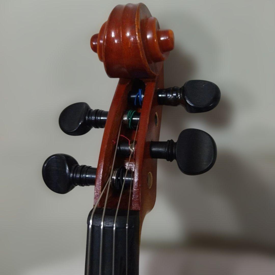 ♥5才前後の子供用♥スズキバイオリン1/8♥No.220。弓、ケ―ス、松脂付き