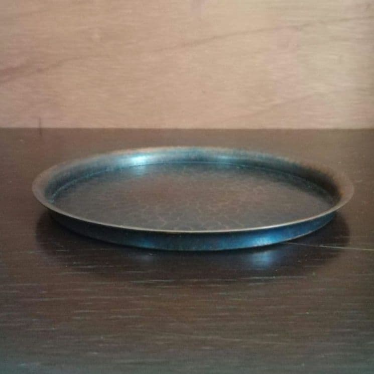 鎚起銅器　玉川堂　お盆　トレー　煎茶道具　和骨董　アンティーク