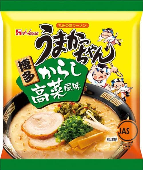 大特￥10400　人気　うまかっちゃん 　博多っ子超定番　辛子高菜 　とんこつ味
