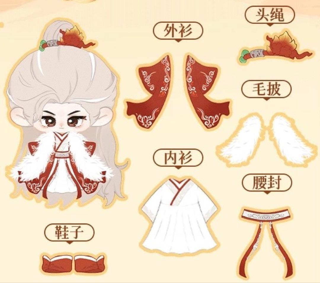 20cm 羅雲熙 レオ・ロー ぬいぐるみ （水龍吟 0116 ③