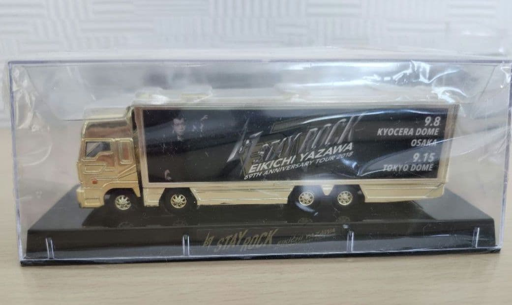 矢沢永吉トランポ3台セット、紙コースター、札、オリジナル永吉マグネット