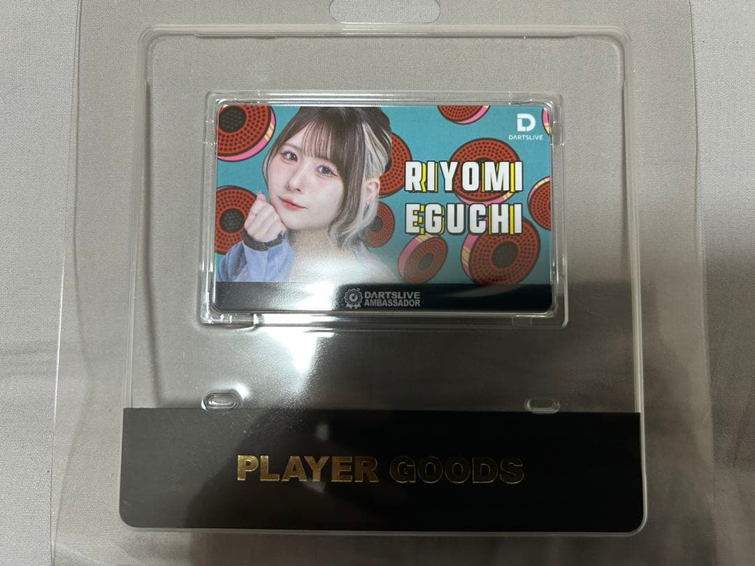 ダーツ祭 江口梨世美　ダーツライブ プレイヤーカード ダーツハイブ