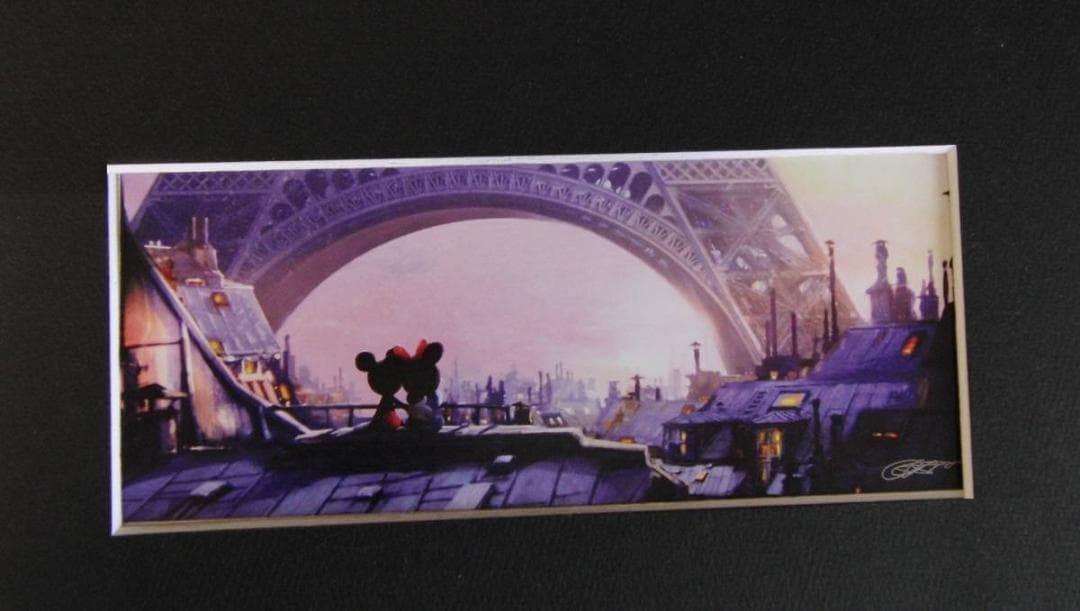 ステファン・マーチンエアー、希少な額装用画集より、状態良好、新品額 額装付