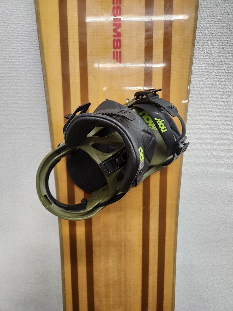 SIMS スノーボード NOWバイン付 木目調　155㎝