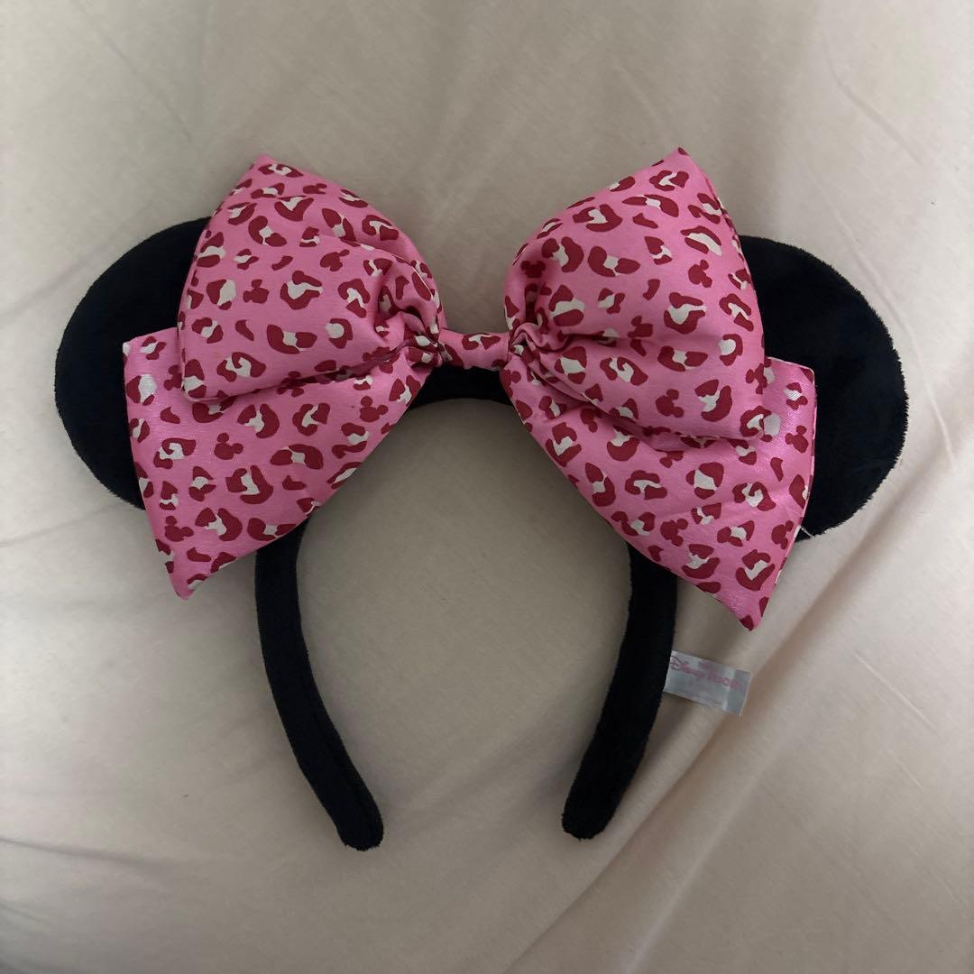ミニー ヒョウ柄カチューシャ