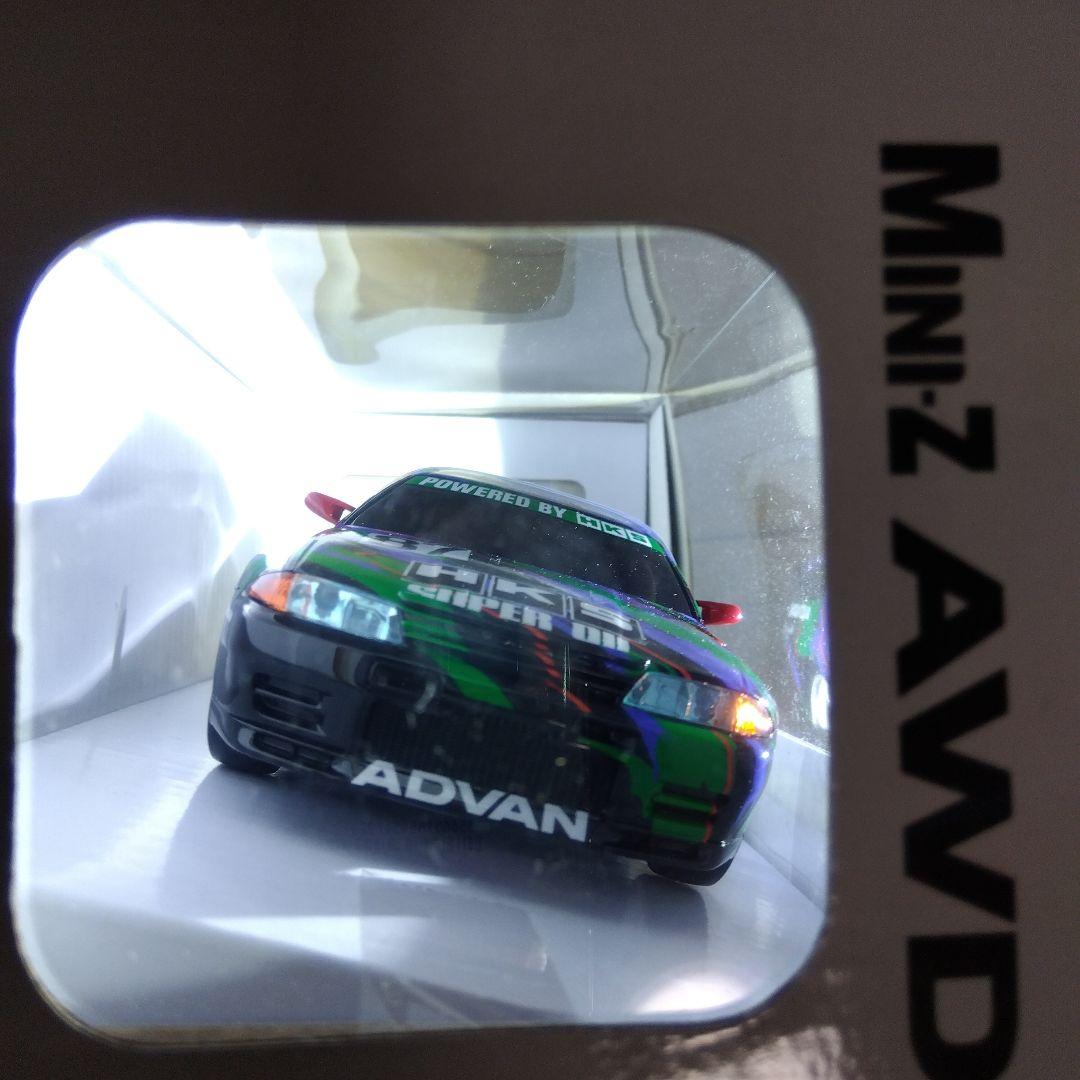 新品未開封　ミニッツAWD HKS スカイライン (R32 GT-R) 1993