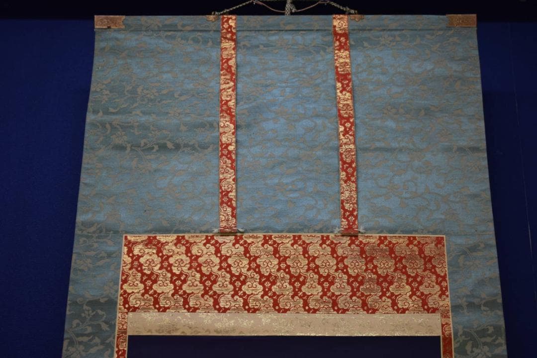 不詳/作者不明/天台宗/三尊仏/三尊佛/佛画/布袋屋掛軸HJ-460